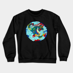 Tokyo Asakusa Doragon Crewneck Sweatshirt